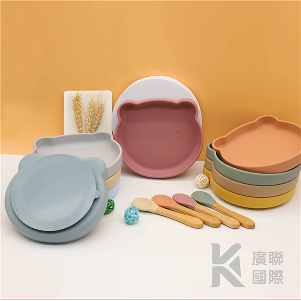 【客製化】小熊矽膠餐具