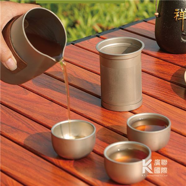 【客製化】鈦合金便攜杯組