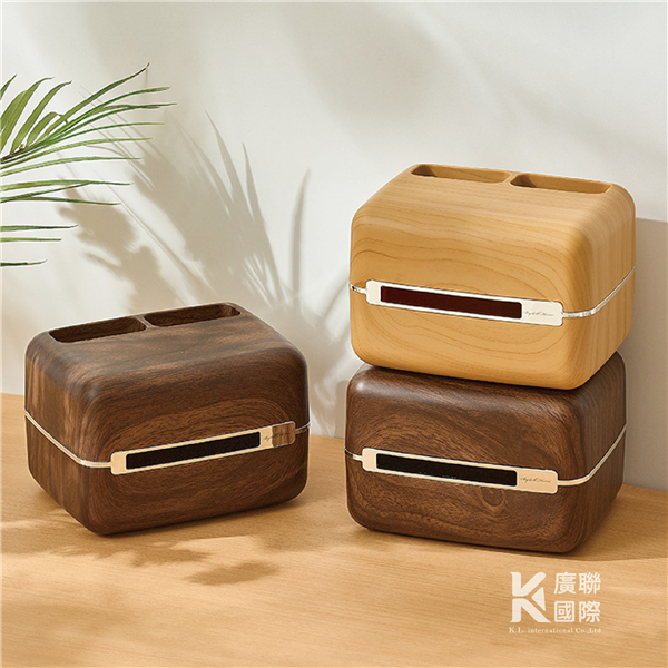 【客製化】木紋收納紙巾盒