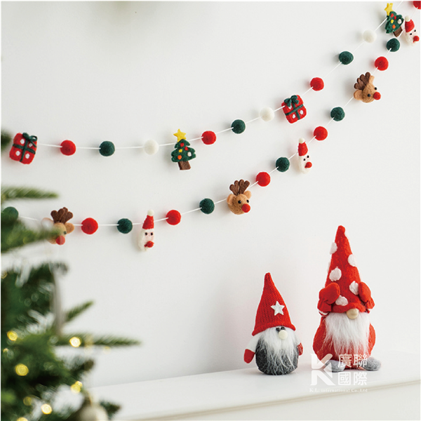 【客製化】聖誕絨球掛飾