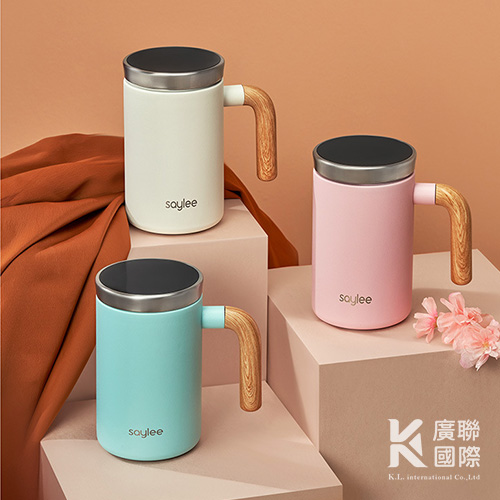 【客製化】木紋手把保溫杯