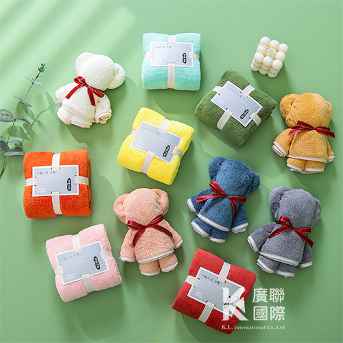 【客製化】小熊毛巾禮盒