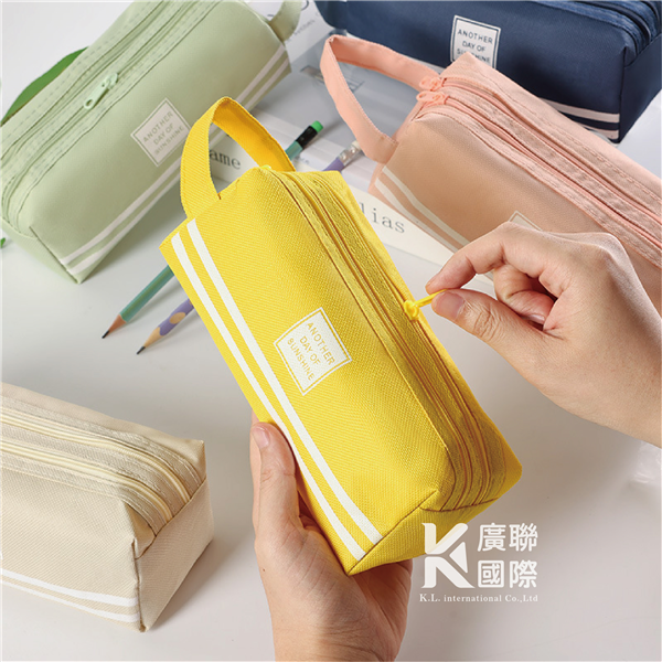 【客製化】韓版大容量雙層筆袋