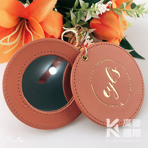 【客製化】皮革吊飾鏡子
